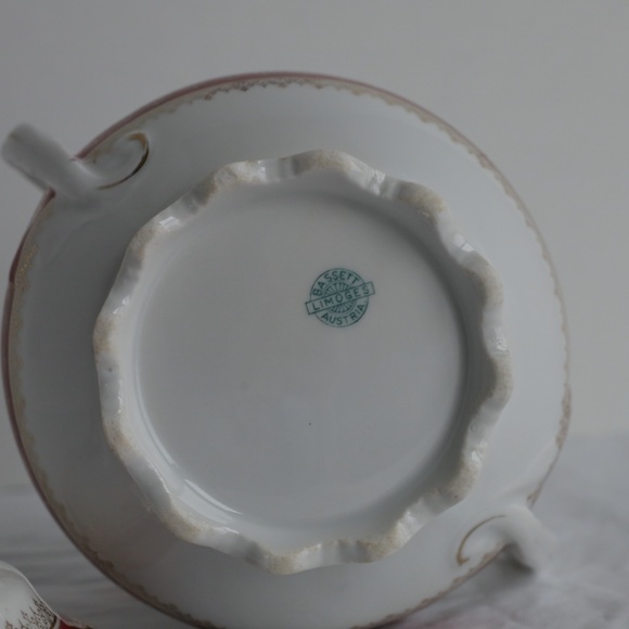Vintage Bassett Limoges Bss60 Sugar Bowl - Picture 6 of 6